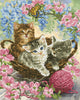 Diamond Painting Kit: Kitty Knits