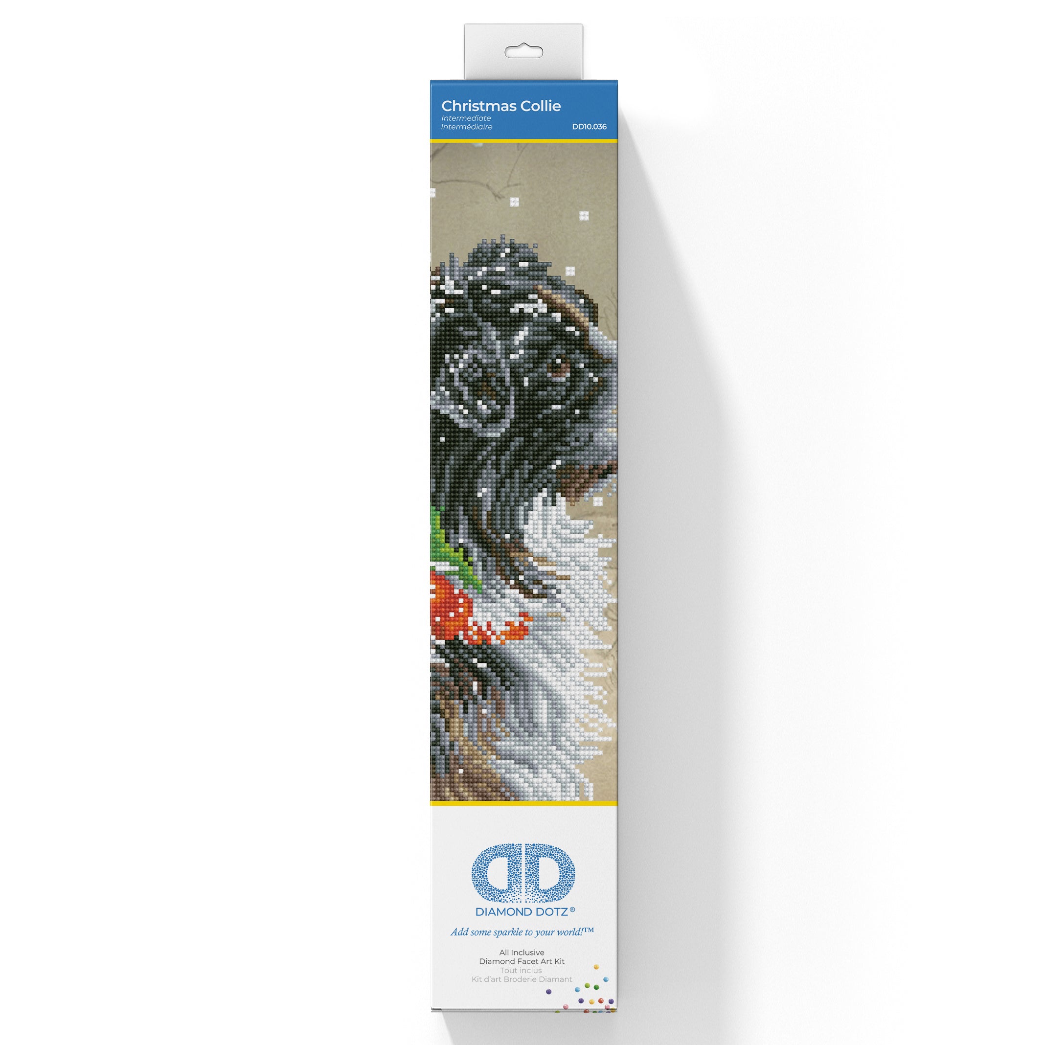 Diamond Painting Kit: Christmas Collie