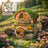 IIE CREATE SL-53 – Green Vine Cottage DIY Wooden Book Nook