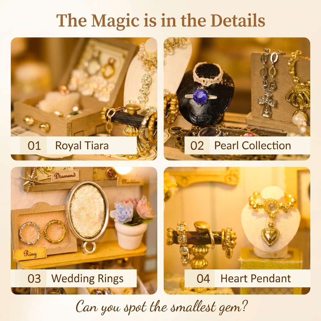IIE CREATE K-1086 – DIY Miniature Jewellery Store