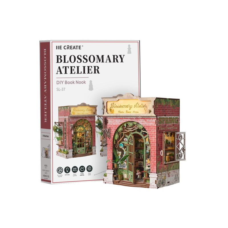 IIECREATE Toy Blossomary Atelier Hand-made Miniature House Kit