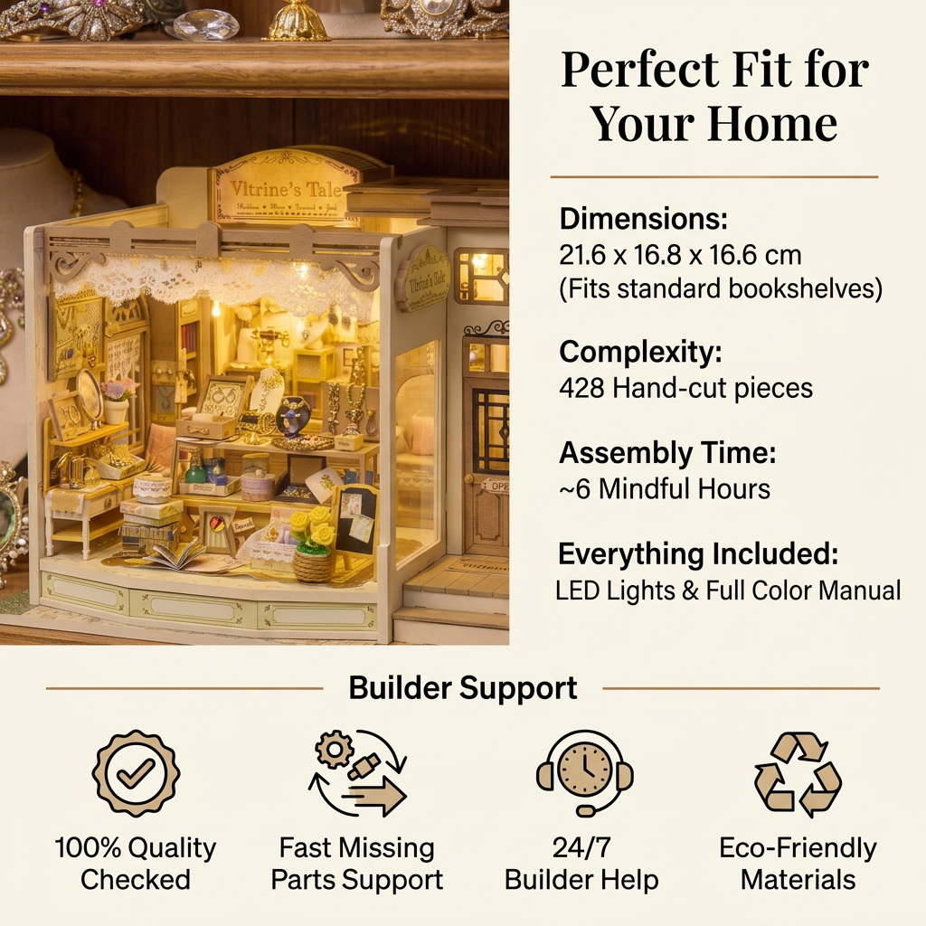 IIE CREATE K-1086 – DIY Miniature Jewellery Store