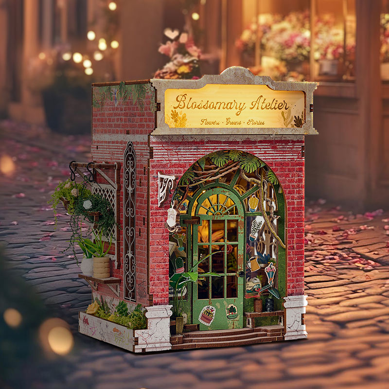 IIECREATE Toy Blossomary Atelier Hand-made Miniature House Kit