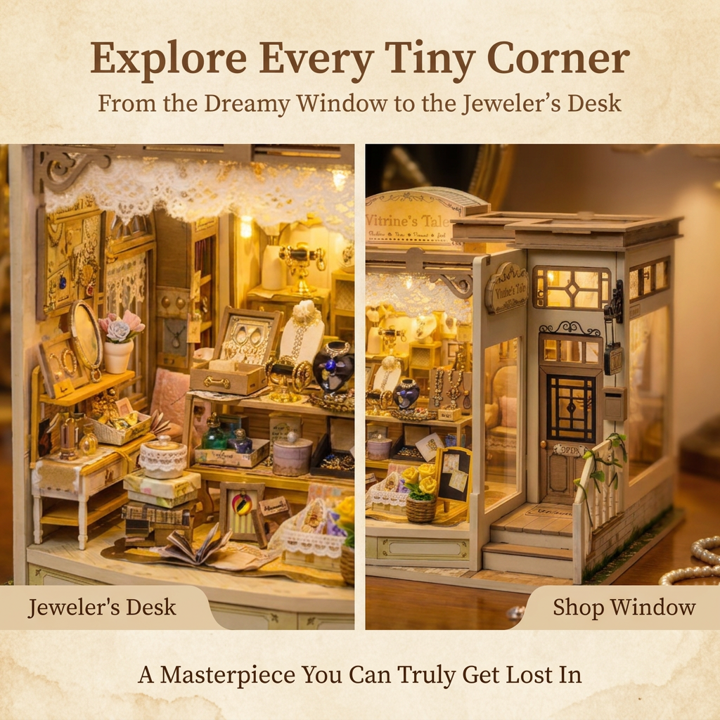 IIE CREATE K-1086 – DIY Miniature Jewellery Store