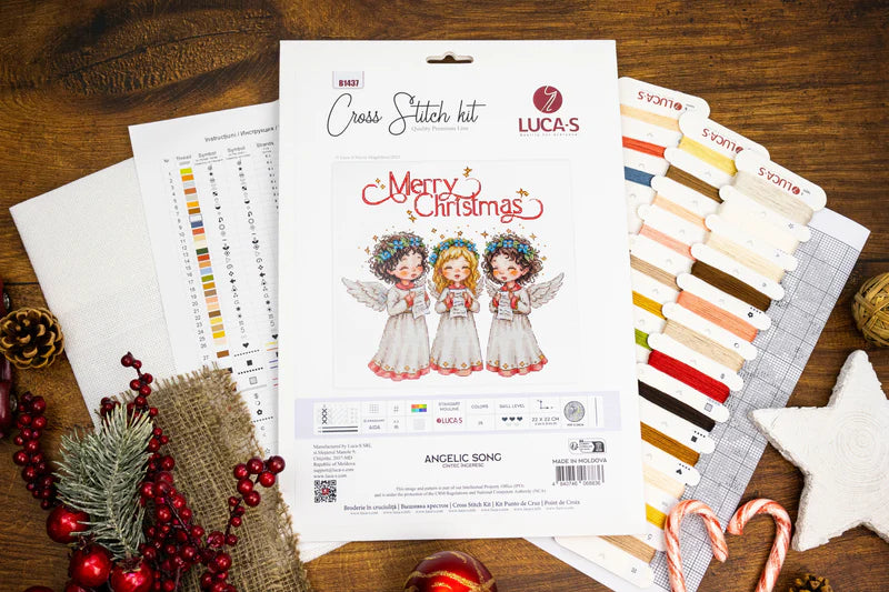 Cross Stitch Kit Luca-S -Angelic Song, (B1437)