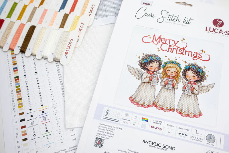 Cross Stitch Kit Luca-S -Angelic Song, (B1437)
