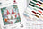 Lucas cross stitch kit with Christmas-themed gnomes and color swatches.
