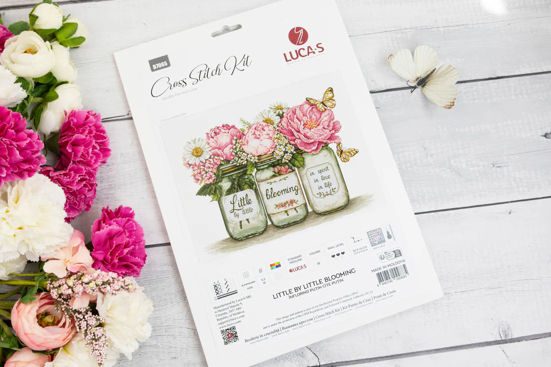 BA7065 Cross Stitch Kit Luca-S - Little by Little Blooming
