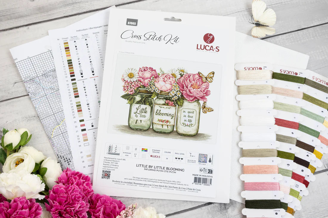 BA7065 Cross Stitch Kit Luca-S - Little by Little Blooming
