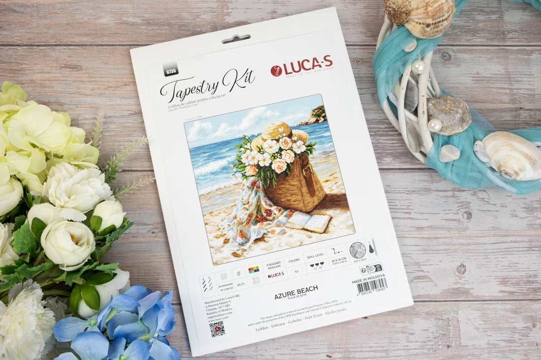 G735 Petit Point Kit Luca-S - Azure Beach