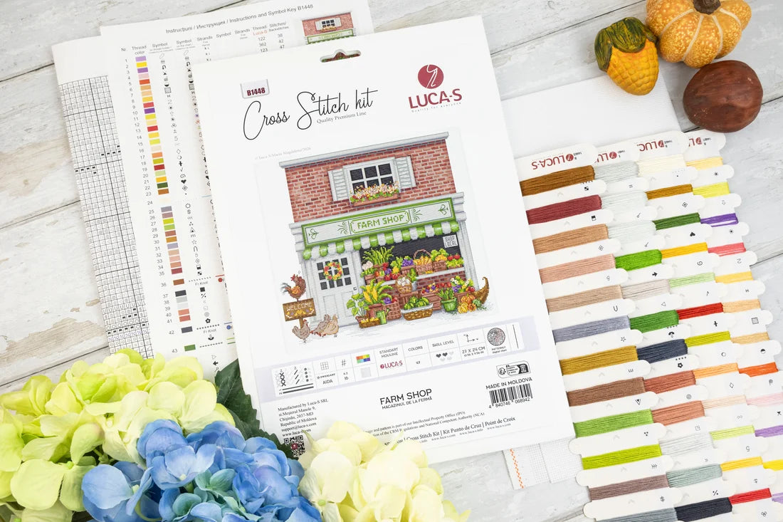 Cross Stitch Kit Luca-S - Farm Shop, B1448
