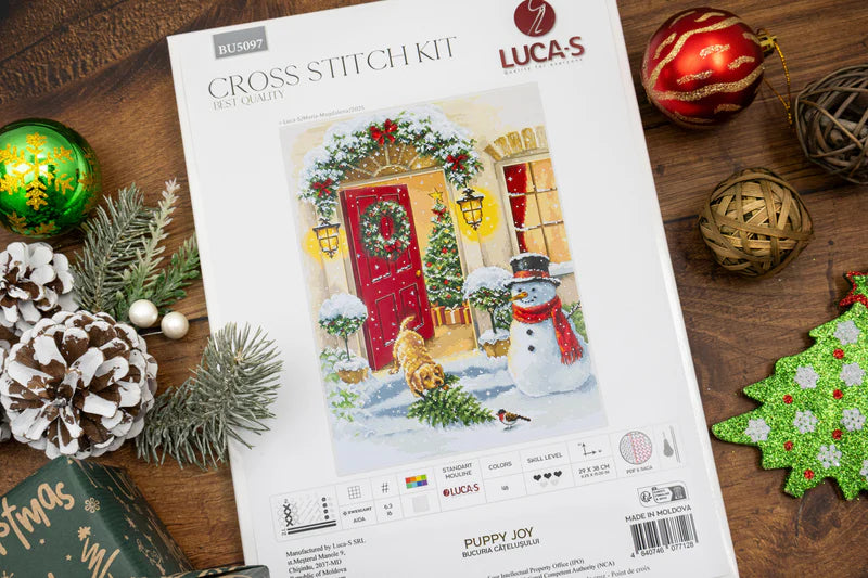 Cross Stitch Kit Luca-S - Puppy Joy, (BU5097)