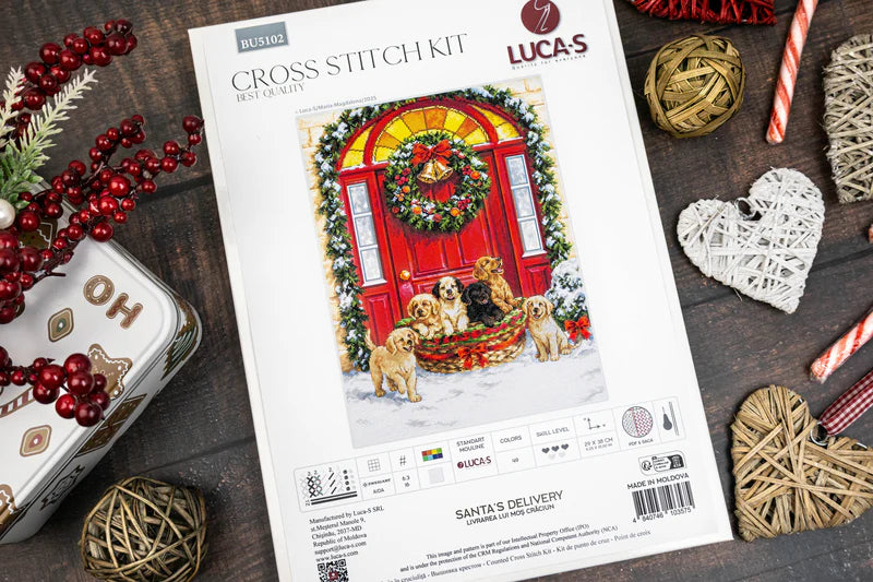 Cross Stitch Kit Luca-S - Santa’s Delivery, (BU5102)