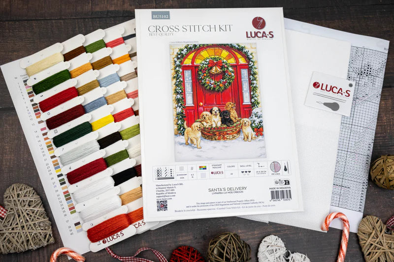 Cross Stitch Kit Luca-S - Santa’s Delivery, (BU5102)