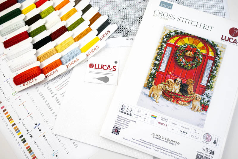 Cross Stitch Kit Luca-S - Santa’s Delivery, (BU5102)