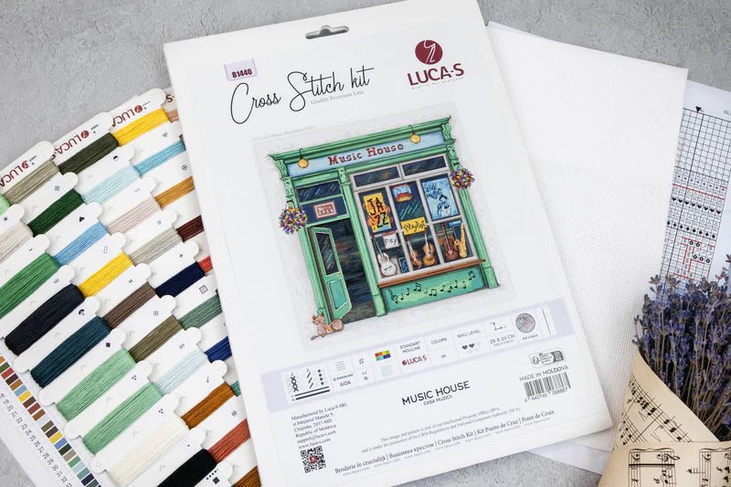 Cross Stitch Kit Luca-S - Music House, (B1440)