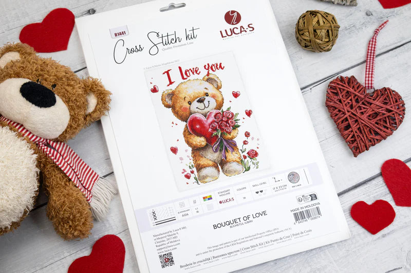 Cross Stitch Kit Luca-S - Bouquet of Love, (B1441)