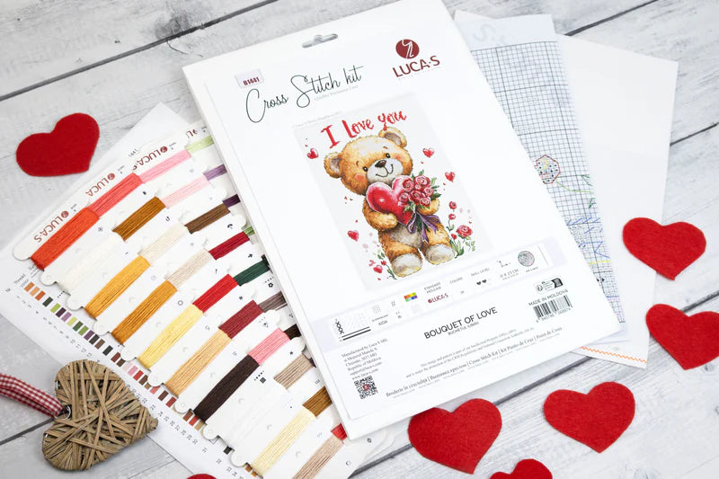 Cross Stitch Kit Luca-S - Bouquet of Love, (B1441)