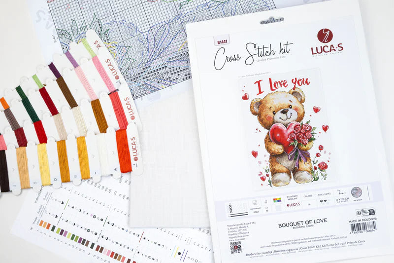 Cross Stitch Kit Luca-S - Bouquet of Love, (B1441)
