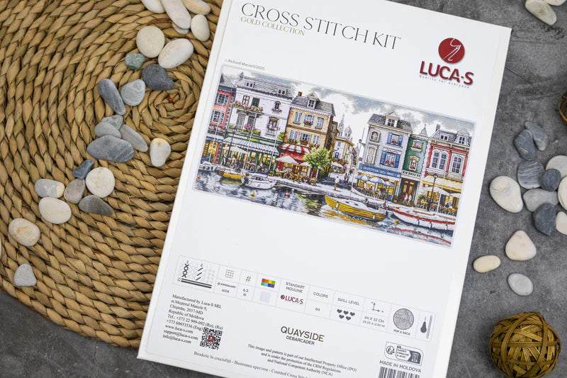 Cross Stitch Kit Luca-S GOLD - Quayside, (BU5103)
