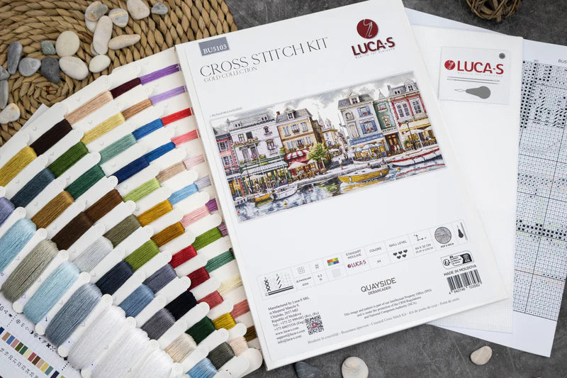 Cross Stitch Kit Luca-S GOLD - Quayside, (BU5103)