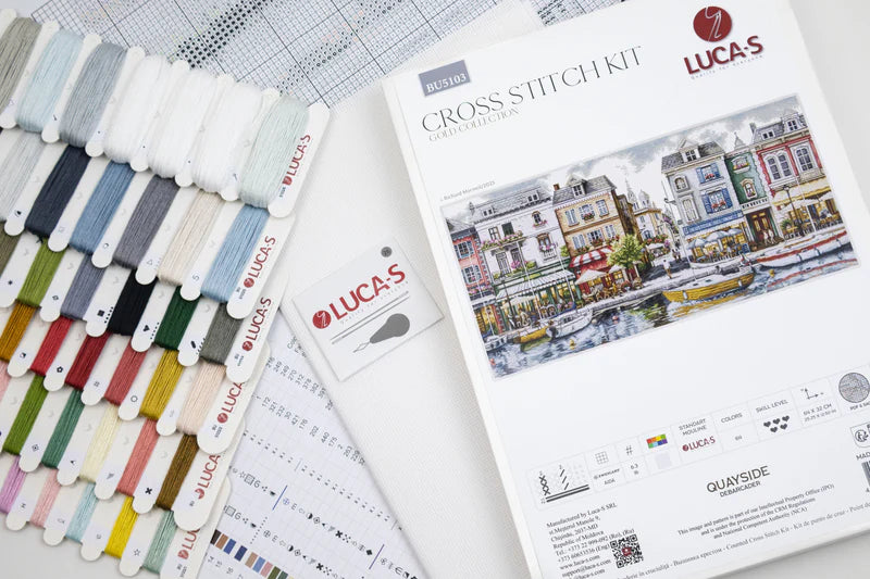 Cross Stitch Kit Luca-S GOLD - Quayside, (BU5103)