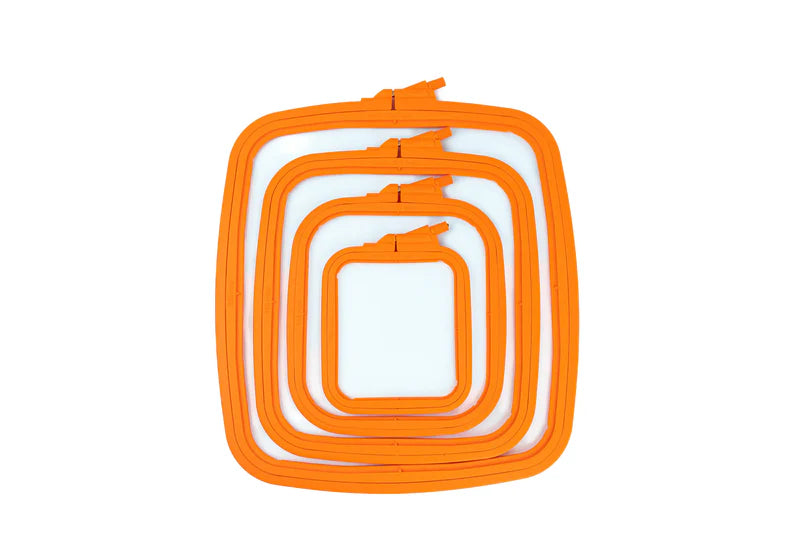 Orange - Nurge Embroidery Hoop-(Cross Stitch Square Hoop)