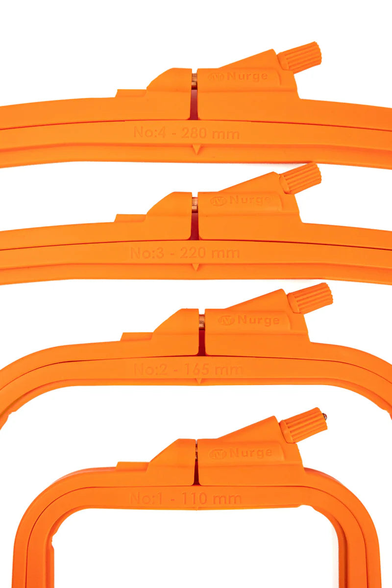 Orange - Nurge Embroidery Hoop-(Cross Stitch Square Hoop)