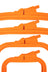 Orange - Nurge Embroidery Hoop-(Cross Stitch Square Hoop)