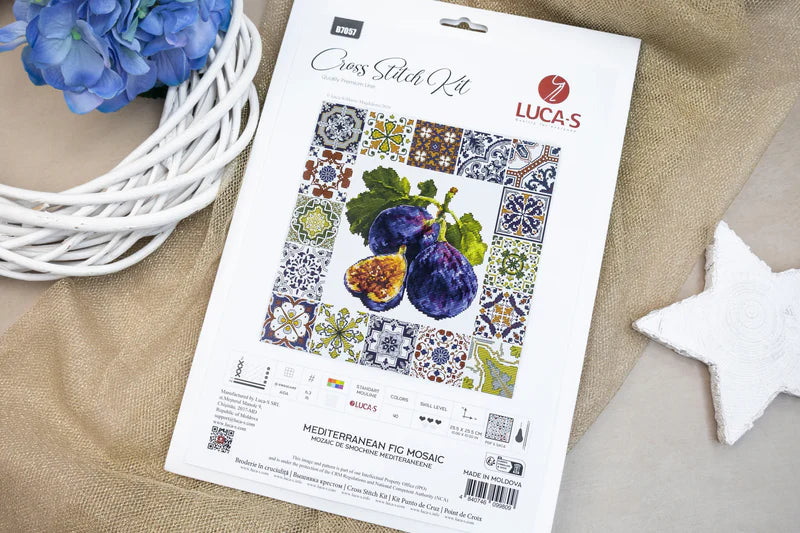 Cross Stitch Kit Luca-S - Mediterranean Fig Mosaic, (B7057)