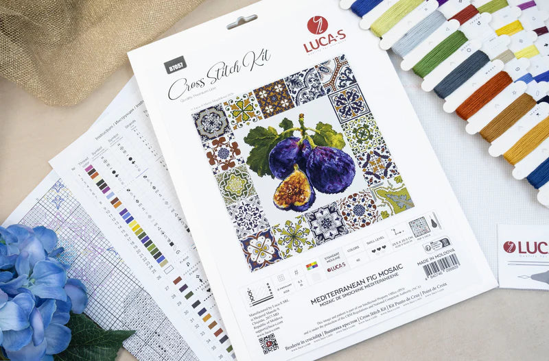 Cross Stitch Kit Luca-S - Mediterranean Fig Mosaic, (B7057)
