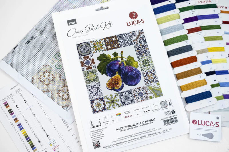 Cross Stitch Kit Luca-S - Mediterranean Fig Mosaic, (B7057)