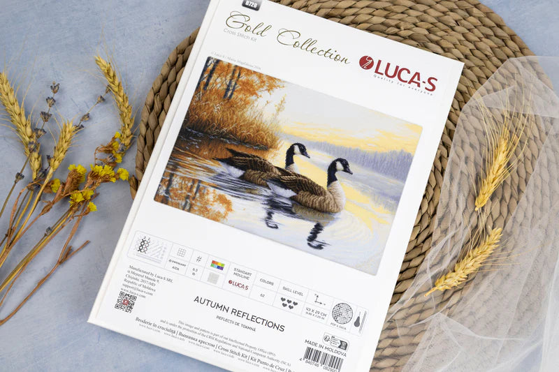 Cross Stitch Kit Luca-S GOLD - Autumn Reflections, (B728)