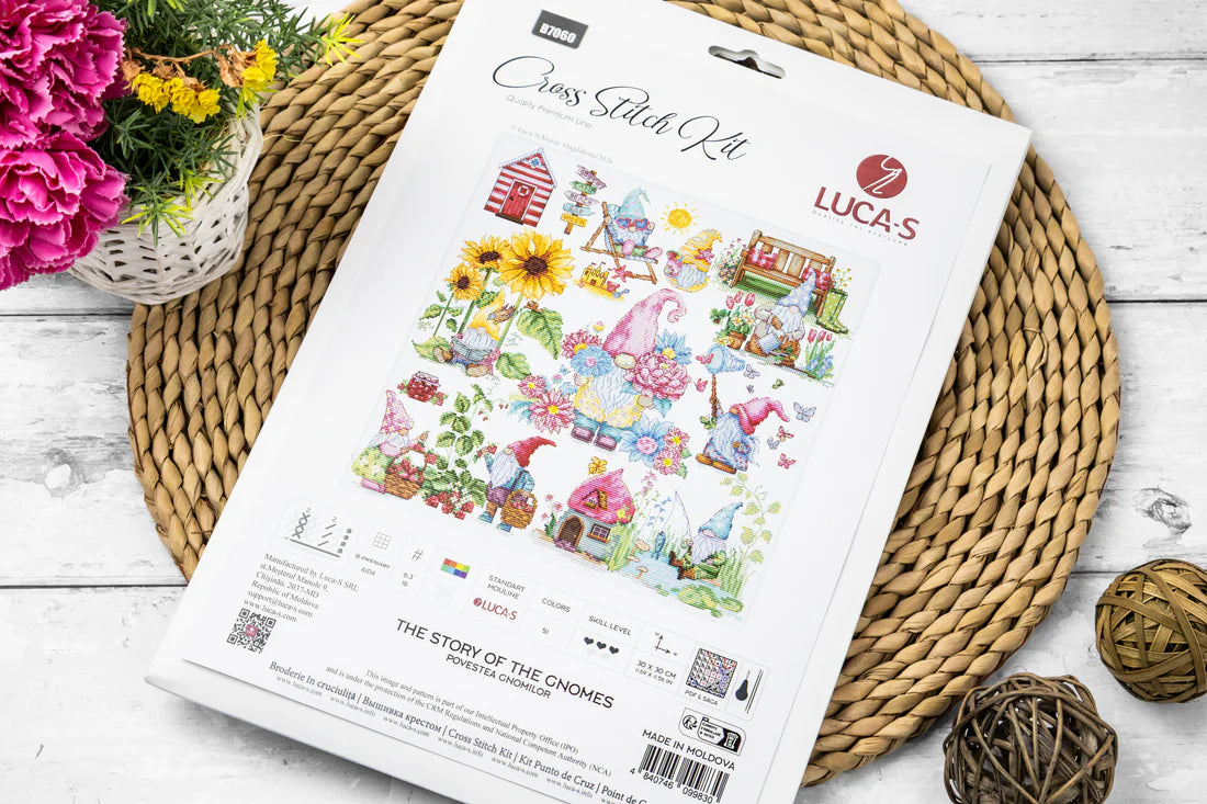 Luca-S - The Story of the Gnomes, B7060 Cross Stitch Kit
