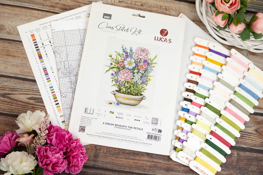 Cross Stitch Kit Luca-S - A Dream Beneath The Petals, B7061