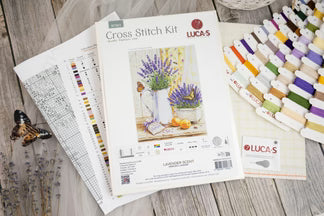 B7063 Cross Stitch Kit Luca-S - Lavender Scent