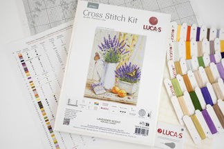 B7063 Cross Stitch Kit Luca-S - Lavender Scent