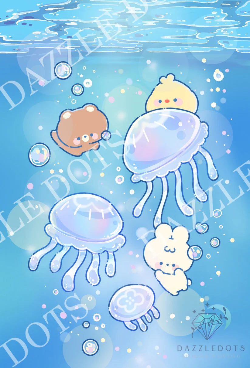 FDS-6008 Jellyfish Dance - Full Fairy Dust Colours