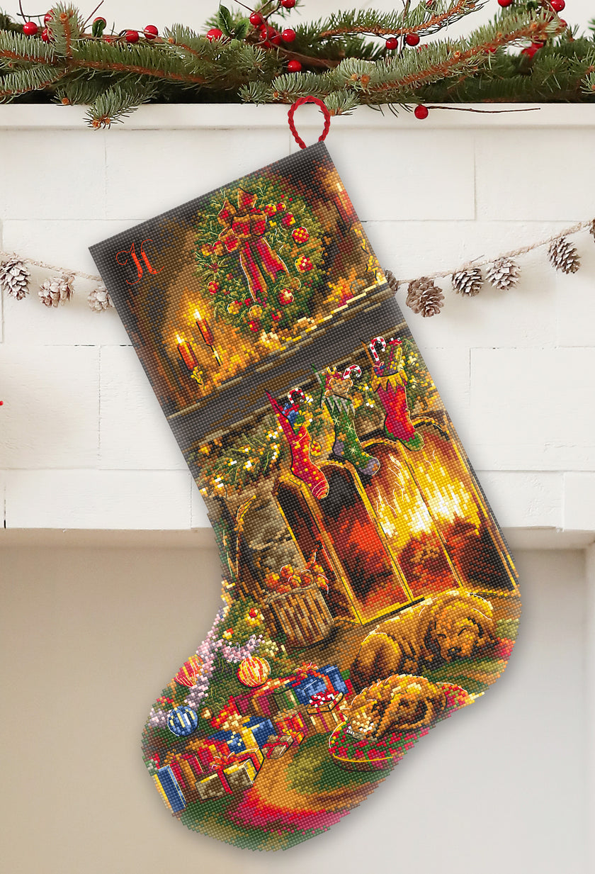 L520 Christmas Eve Stocking - CHART Printed