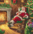 L8052 Santa's rest by the chimney