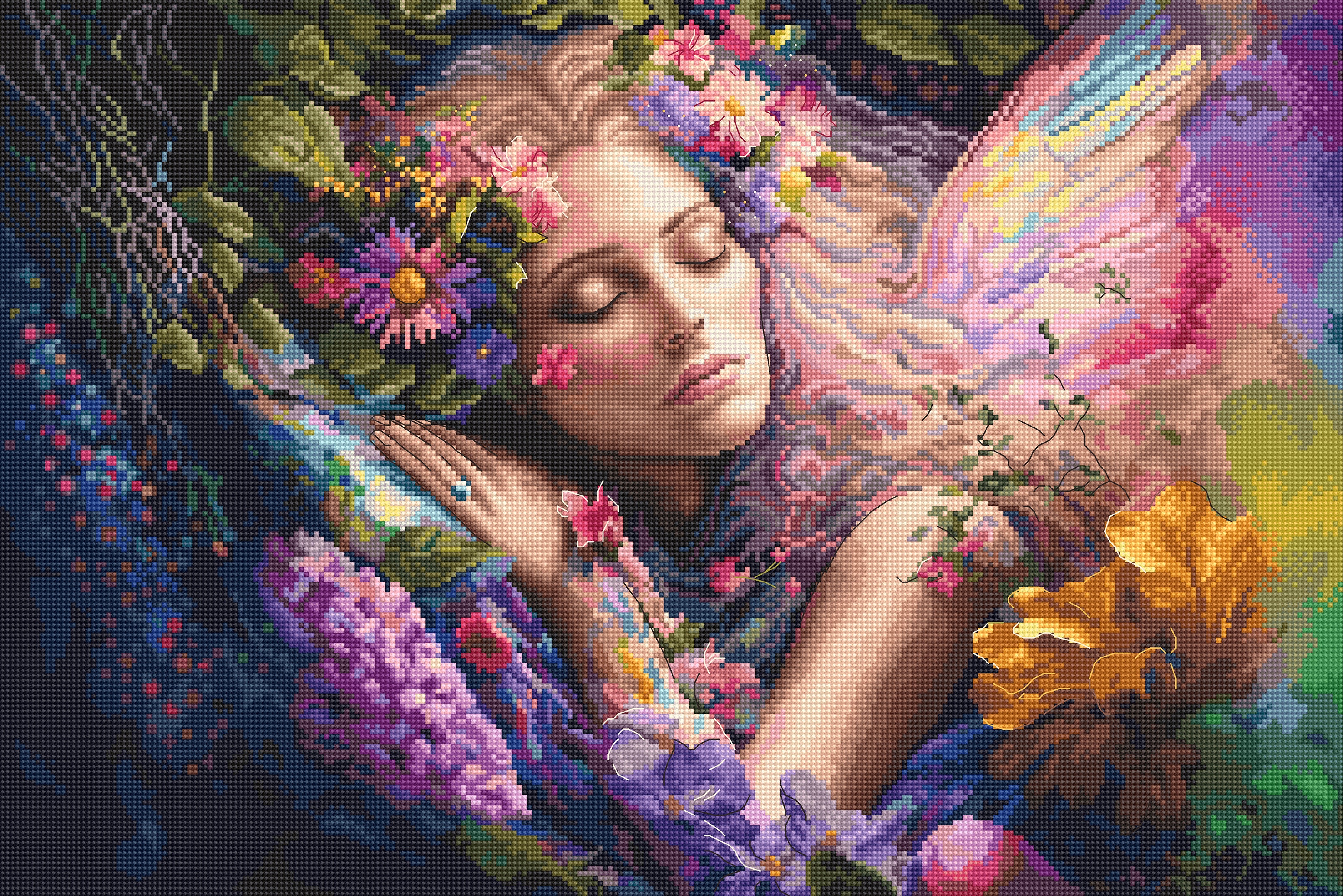 L8081 Bed of Flowers/Lit de Fleurs