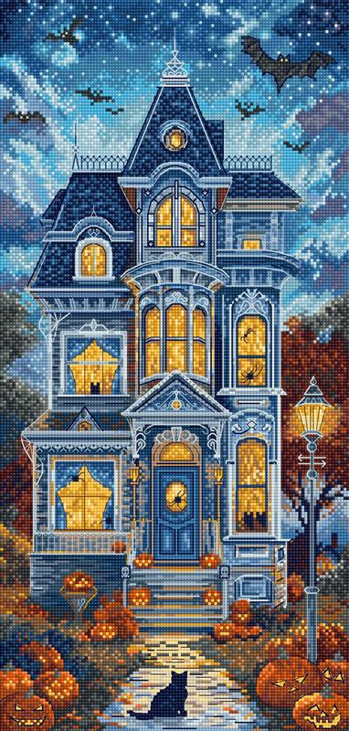 L9945 Haunt Manor Cross Stitch Kit