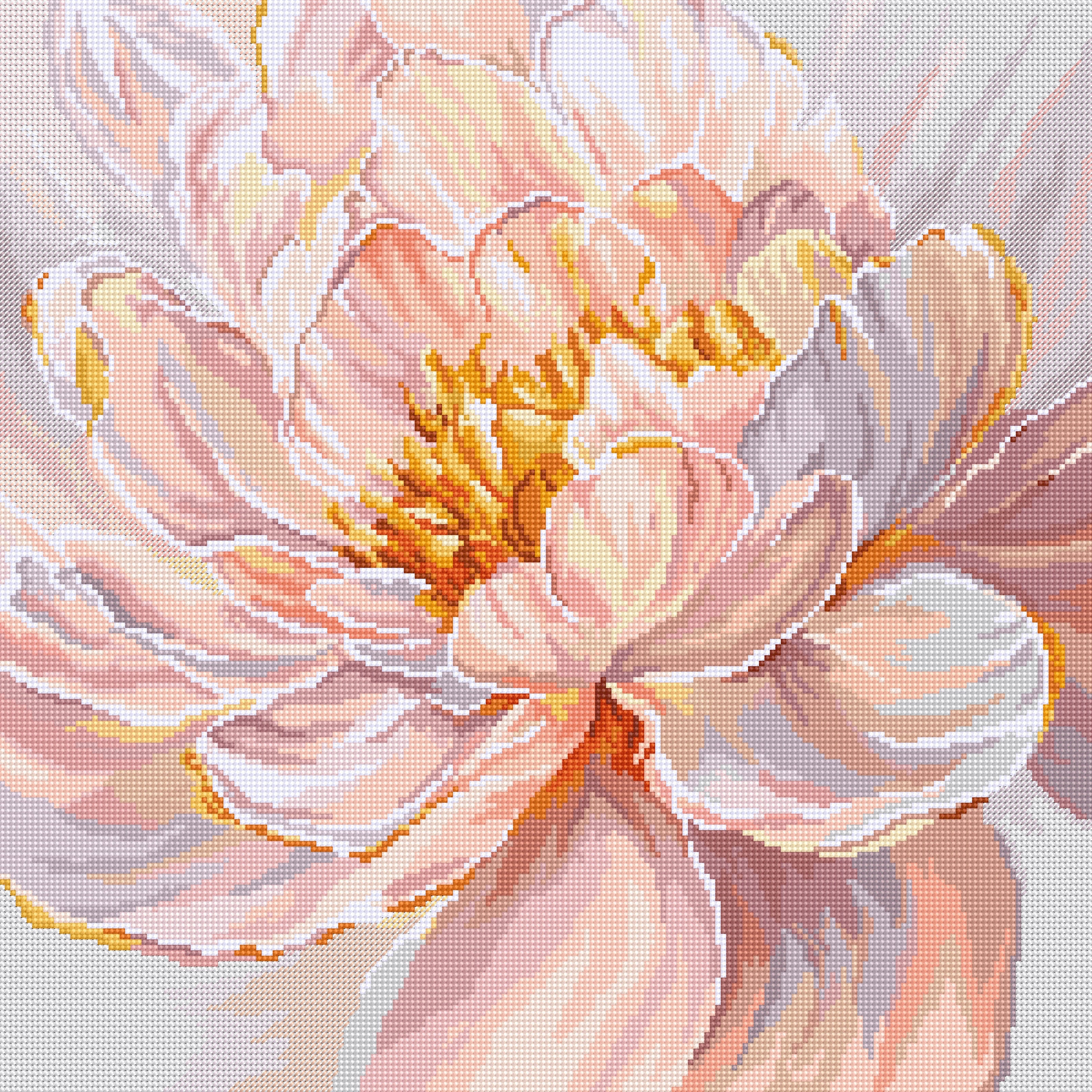 Close-up of a pink flower with a textured background