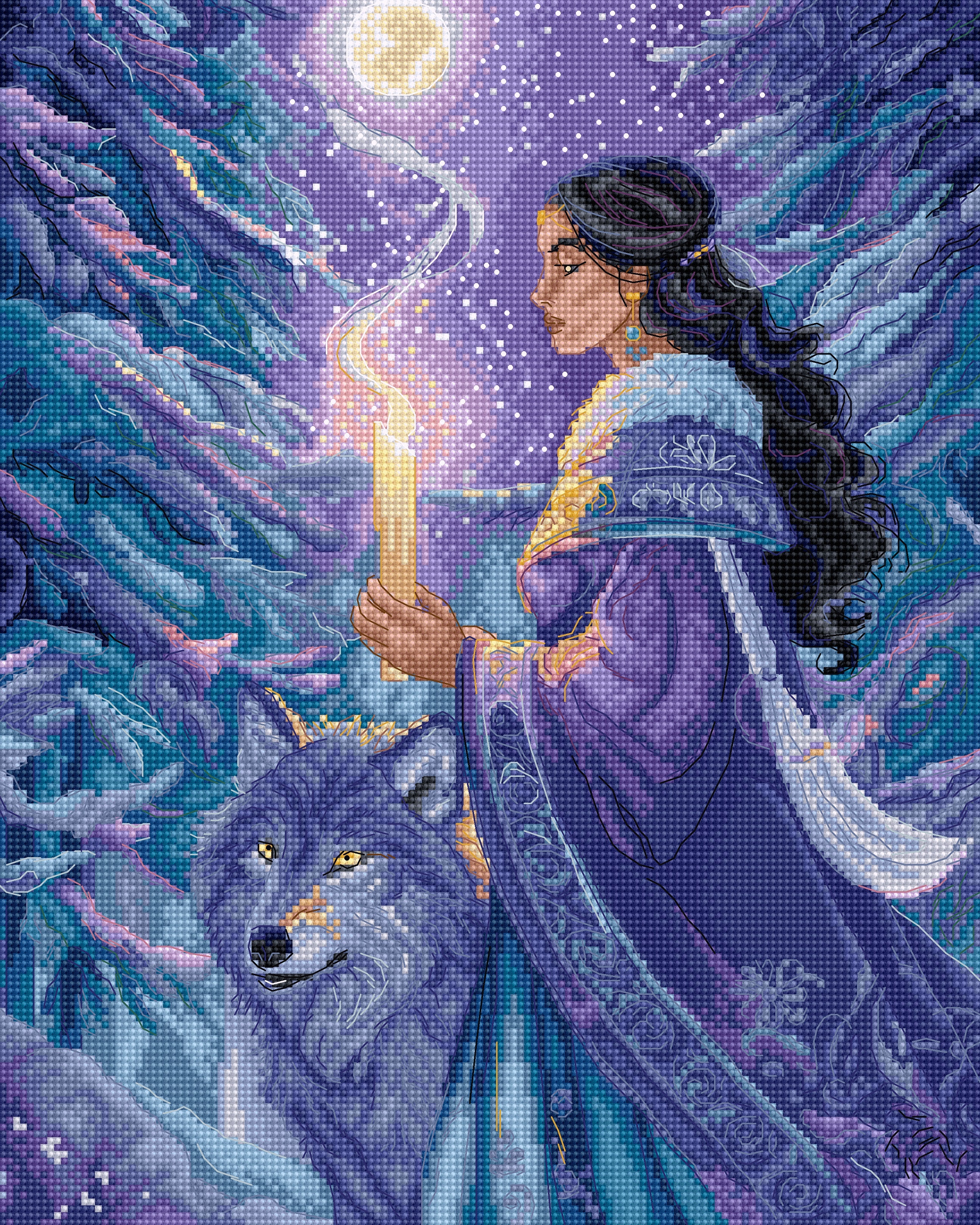 L9973 Arctic Enchantress Cross Stitch Kit