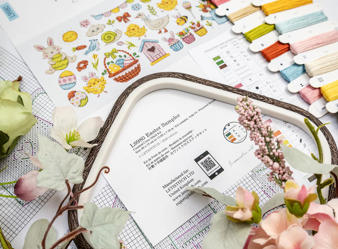 L9980 Easter Sampler Cross Stitch Kit