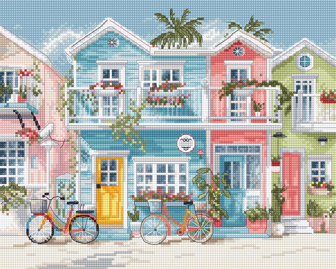 cross stitch kit-L9985 Beach Bliss