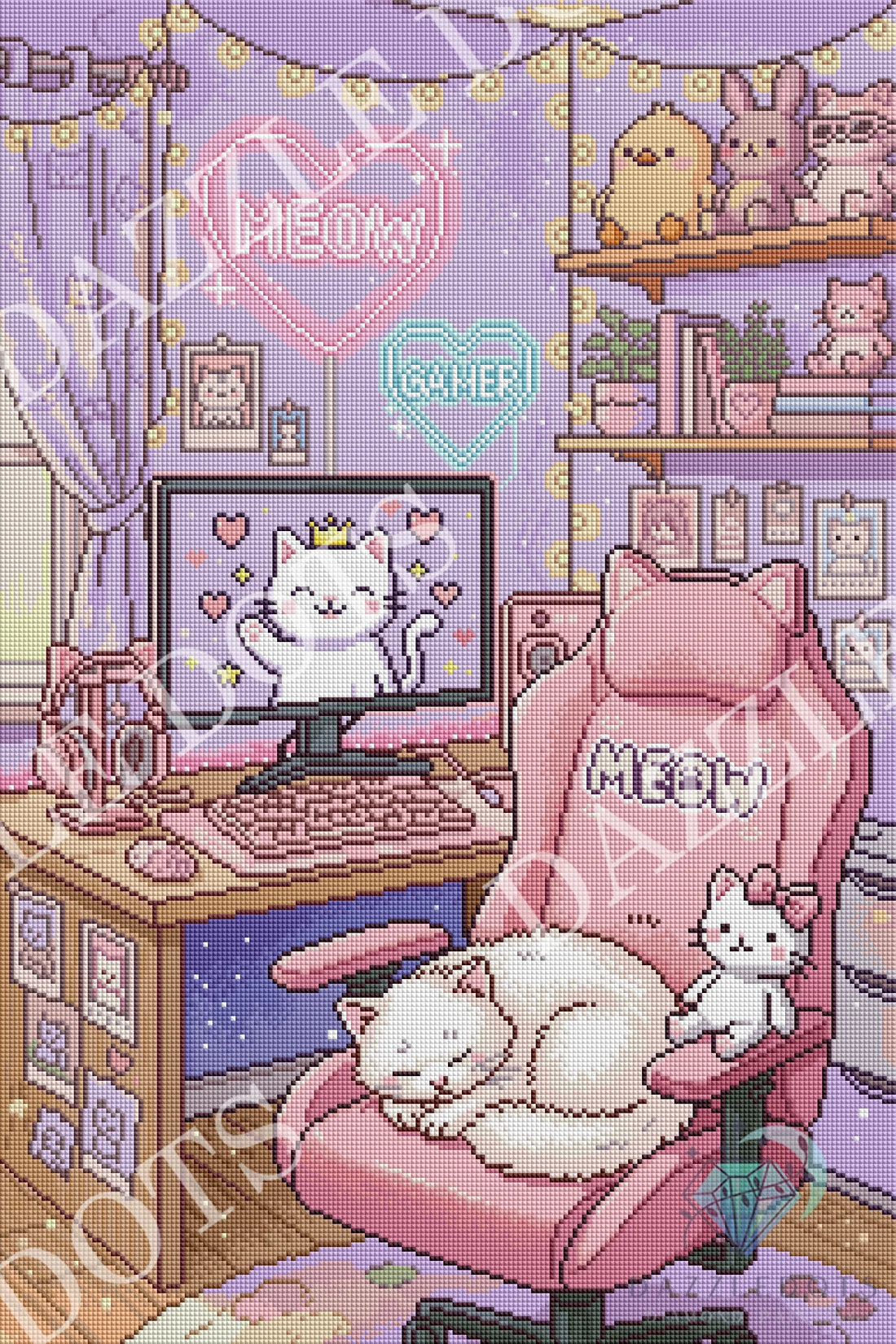 LDS-7051 Pink Gaming Den