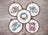 LETI 965 Christmas Retro Cars / Kit of 5