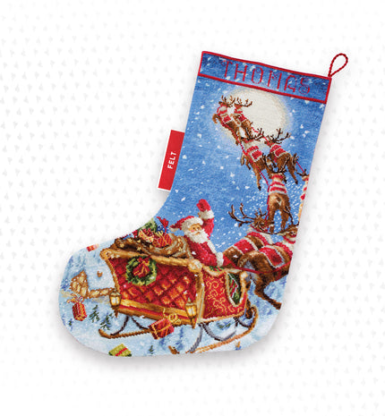 LETI 989 The Reindeers on their way! Stocking