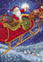 cross stitch kit-LI 60-00 Santa Sleigh